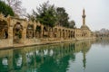 Mosques and historical works view from Urfa Turkey