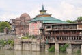 Mosques at Jahelum river in Srinagar, Kashmir