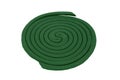 Mosquito coil isolated on white Royalty Free Stock Photo