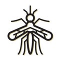 Mosquito - Dengue - Icon Royalty Free Stock Photo