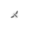 Mosquito icon flat design template vector illustration Royalty Free Stock Photo