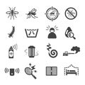 mosquito icon set