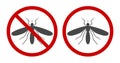 Mosquito icon sign