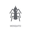 Mosquito icon. Trendy Mosquito logo concept on white background Royalty Free Stock Photo