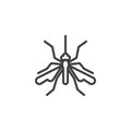 Mosquito line icon