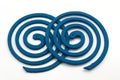 Mosquito repellent incense coil blue