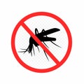 Mosquito repellent sign label