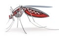 Mosquito. Robot bloodsucker