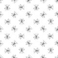 Mosquitos seamless pattern Royalty Free Stock Photo