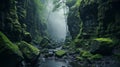 Serene And Calming Ravine In Yokoyama, Japan