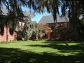 Church Courtyard in New Bern, North Carolina Royalty Free Stock Photo