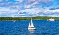 Moss - Horten Ferry crossing Oslofjord - Norway