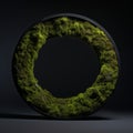 Moss Minimalistic Round Picture Frame.