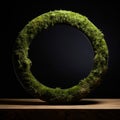 Moss Minimalistic Round Picture Frame.