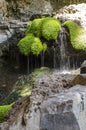 Moss and Rock Waterfall