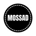 Mossad symbol icon illustration Royalty Free Stock Photo