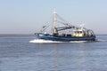 Mossel sailboat on the Wadden Sea