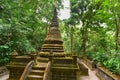 Mossy Buddhist Stupa at Namtok Phlio National Park