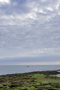 Cloudy sky above the North Sea Royalty Free Stock Photo