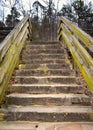 mossy stairs