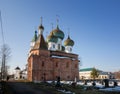 The ancient monastery in Rostov the Great - Epiphany Avraamiev convent Royalty Free Stock Photo