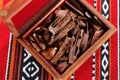 In most Arab countries bukhoor is the name given to scented bricks or wood chips Royalty Free Stock Photo