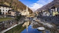 most beautiful Alpine villages of northern Italy- Fontainemore in valle d\'Aosta