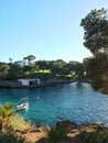 The most beautiful beach in Mallorca Balearic Islands - Spain Royalty Free Stock Photo