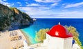 Karpathos island beaches and scenery. Greece Royalty Free Stock Photo