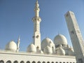 A beautiful and largest  sheikh zayad mosque in abhu dhabi Royalty Free Stock Photo