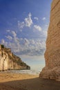 The most beautiful coasts of Italy: bay of Vieste.-Apulia, Gargano -