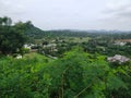 The beautiful Nature view at sanghi temple in Hyderabad