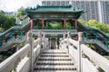 Hong Kong, China, Entrance Garden of good wishes in the temple complex of Wong tai Sin.