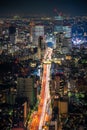 The most beautiful Viewpoint Tokyo tower in tokyo city ,japan