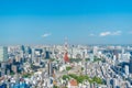 The most beautiful Viewpoint Tokyo tower in tokyo city ,japan