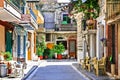 Most beautiful villages of Greece - unique traditional Pyrgi in Chios island known as the