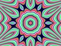 Stripes fractal style colourful