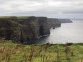 Most famous Irish landscape Cliffs of Moher County Clare, Ireland. Wild Atlantic way tourist route Royalty Free Stock Photo