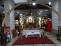 Interior of Gangaramaya Temple, Colombo, Sri Lanka