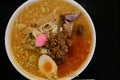 The Most Famous local food Traditional Ramen in Hokkaido Royalty Free Stock Photo