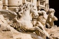 Most famous Trevi Fountain in Rome Royalty Free Stock Photo