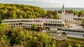 Kahlenberg in spring from above, Vienna, Austria Royalty Free Stock Photo