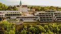 Kahlenberg in spring from above, Vienna, Austria Royalty Free Stock Photo