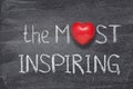 Most inspiring heart