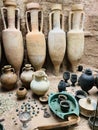 Amphorae were used in vast numbers for the transport and storage of various products, both liquid and dry, but mostly for wine.