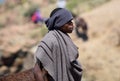A Besotho shepherd in Lesotho Royalty Free Stock Photo