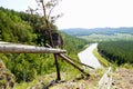 The most picturesque river AI. Bashkiria. Ural.