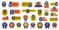 Most Popular Badge Collection for Promotion. Editable Set of Labels and Signs Royalty Free Stock Photo