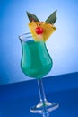 Most popular cocktails series - Blue Hawaiian