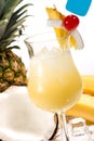 Most popular cocktails series - Pina Colada Royalty Free Stock Photo